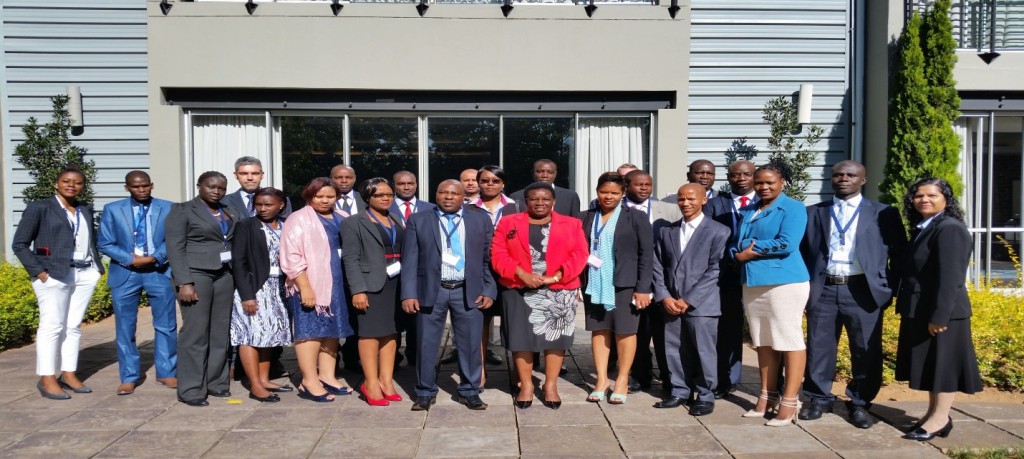 Participants in the April 2016 Extractive Industry capacity building workshop in Johannesburg